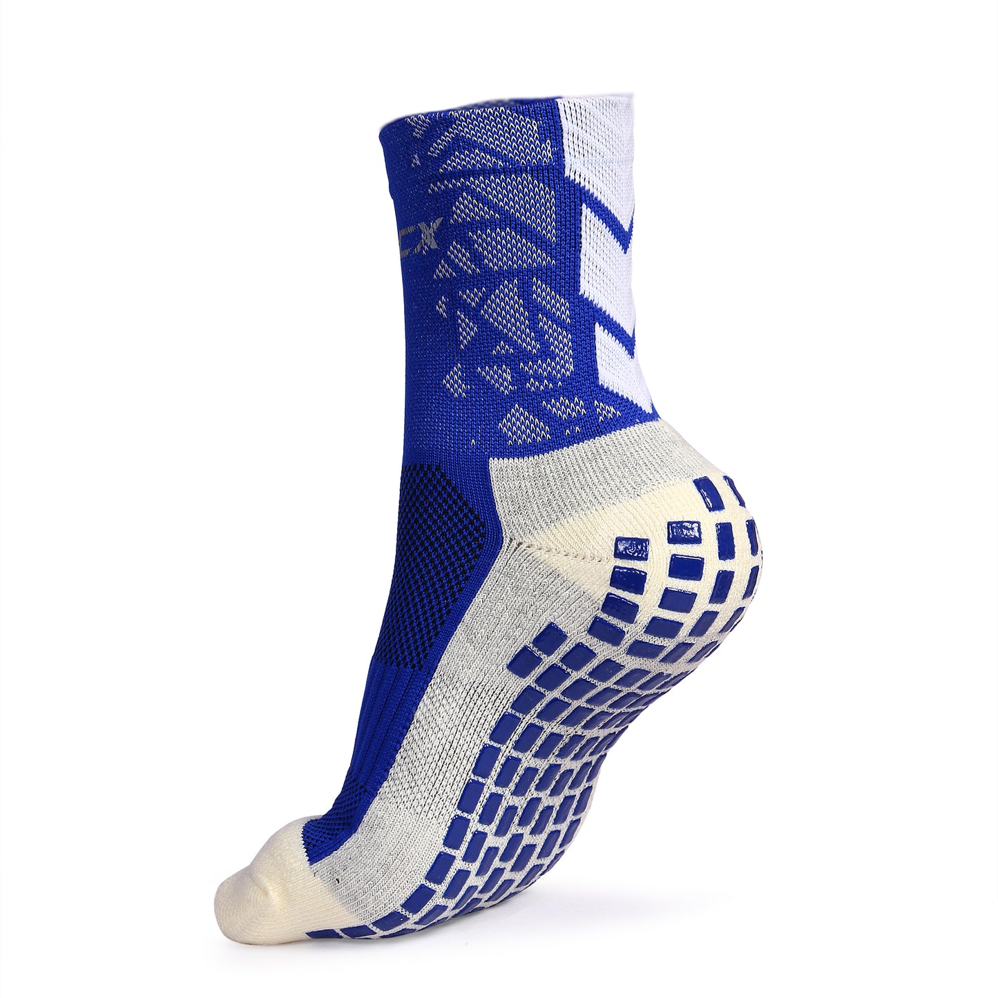 06. ATHOCX BLUE AND WHITE ANKLE LENGTH
