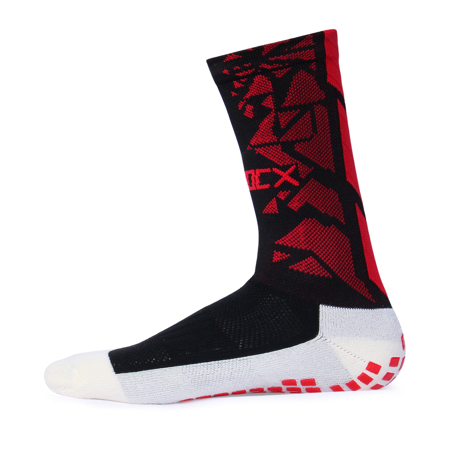 03. ATHOCX BLACK AND RED MID-CALF LENGTH