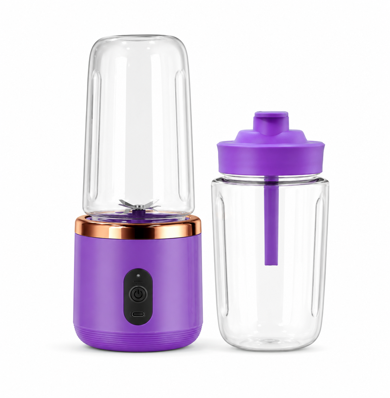 Portable Blender Electric Juicers Fruit Mixers USB Rechargeable