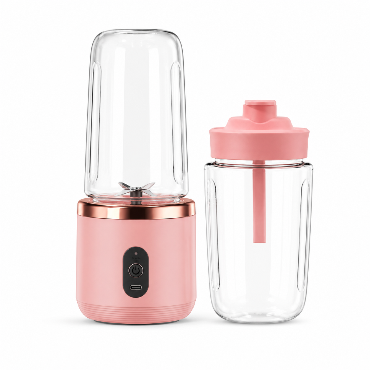 Portable Blender Electric Juicers Fruit Mixers USB Rechargeable