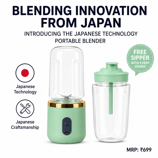 Portable Blender Electric Juicers Fruit Mixers USB Rechargeable