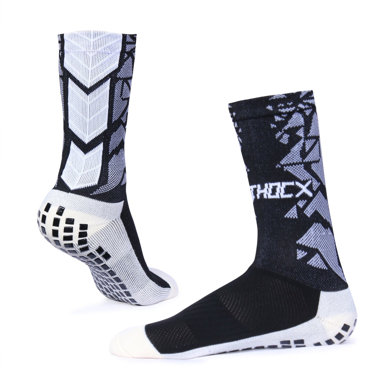 01. ATHOCX BLACK AND WHITE MID-CALF LENGTH