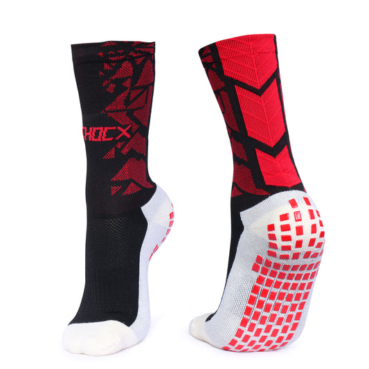 03. ATHOCX BLACK AND RED MID-CALF LENGTH