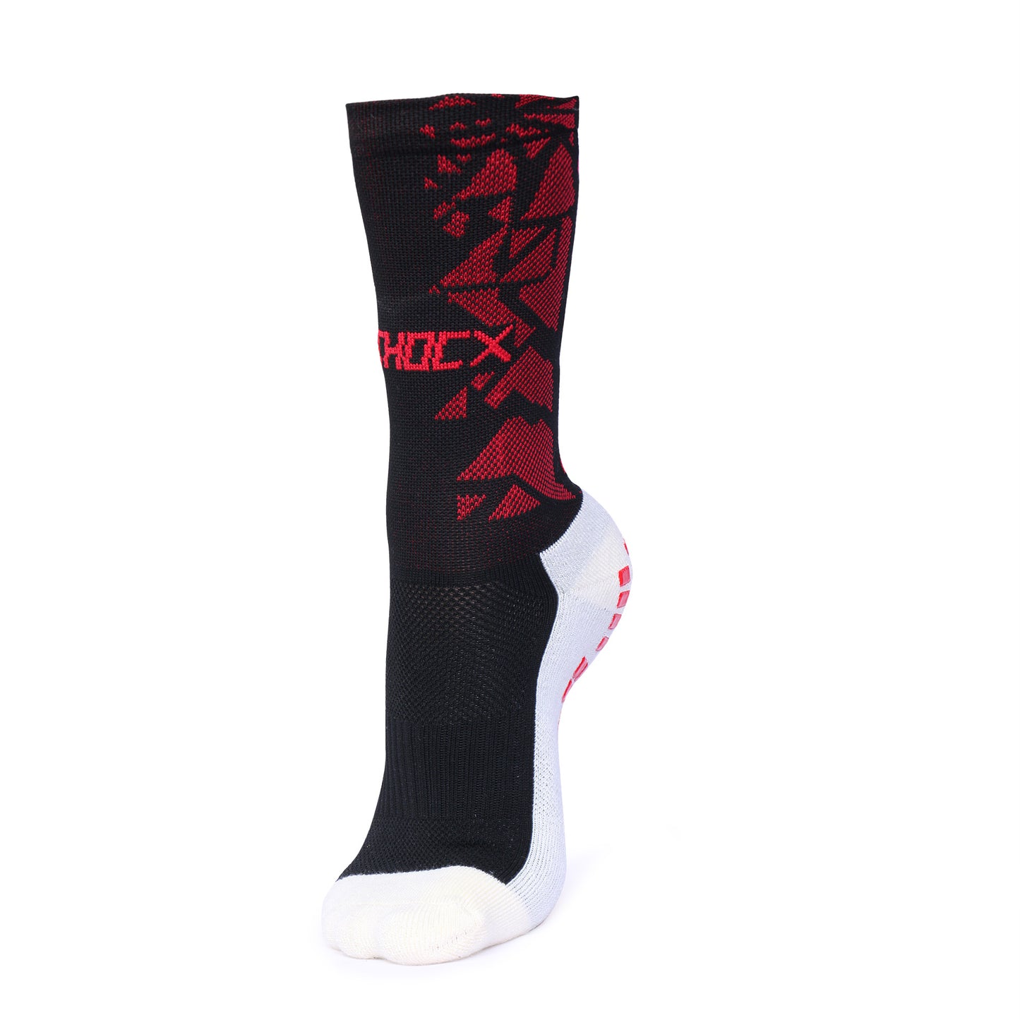 03. ATHOCX BLACK AND RED MID-CALF LENGTH